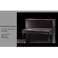 mole piano 131 black high poilsh